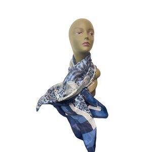 Bijoux Terner Blue Astrology Zodiac Scarf